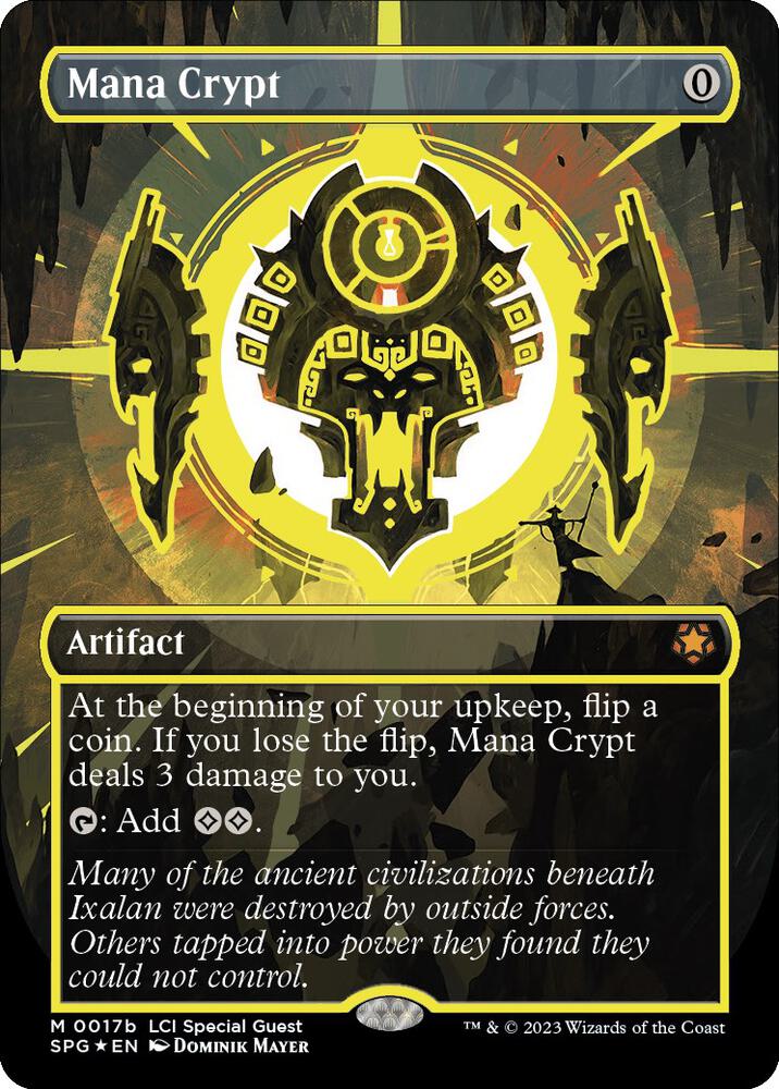 Mana Crypt (0017b) (Borderless) [Special Guests] 17b