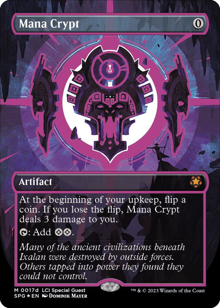 Mana Crypt (0017d) (Borderless) [Special Guests] 17d
