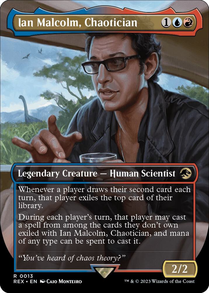 Ian Malcolm, Chaotician (Borderless) [Universes Beyond: Jurassic World Collection] 13