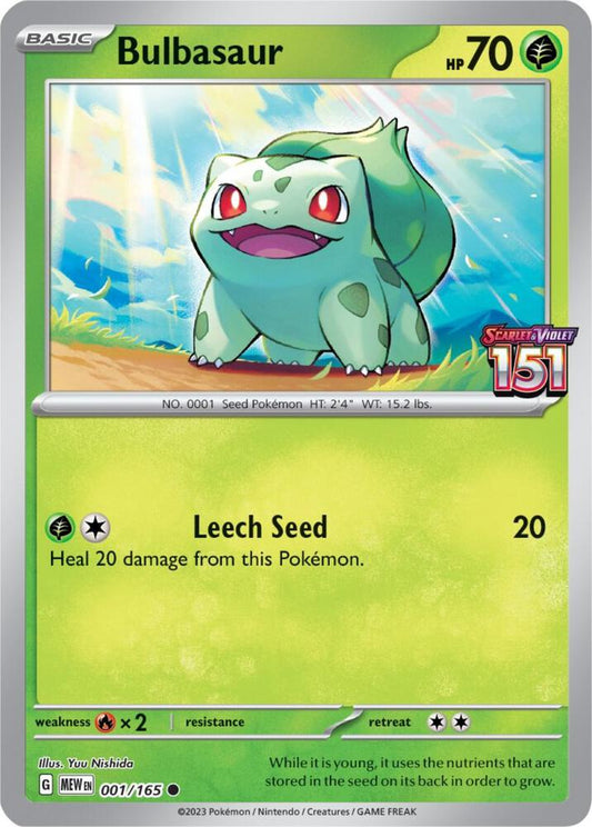 Bulbasaur - 001/165 (Best Buy Exclusive) [Miscellaneous Cards & Products] 001/165