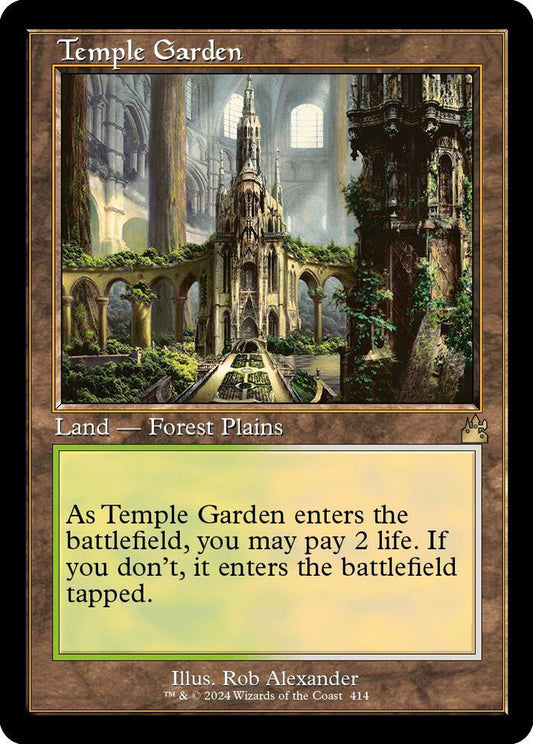 Temple Garden (Retro Frame) [Ravnica Remastered] 414