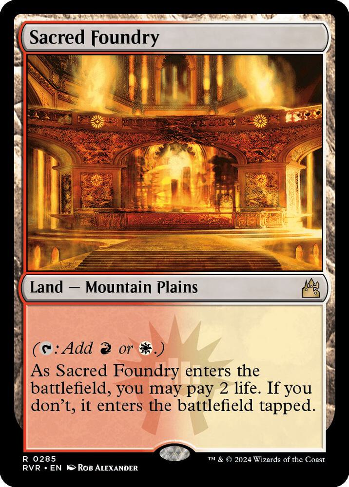 Sacred Foundry [Ravnica Remastered] 285