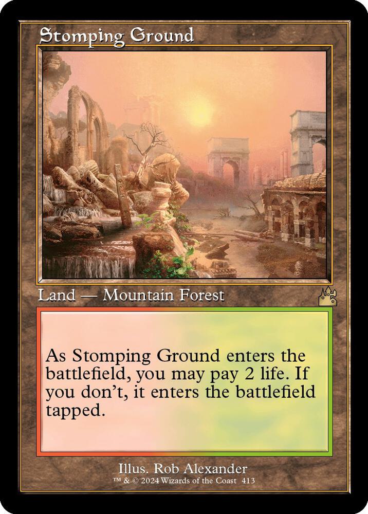 Stomping Ground (Retro Frame) [Ravnica Remastered] 413