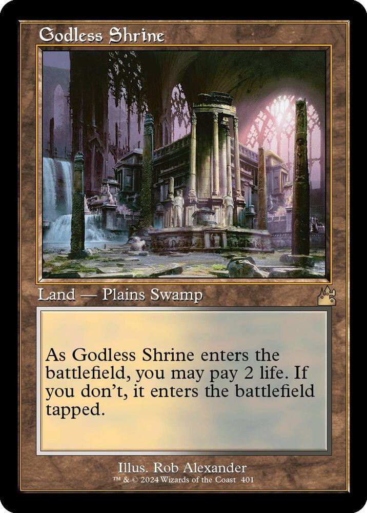 Godless Shrine (Retro Frame) [Ravnica Remastered] 401