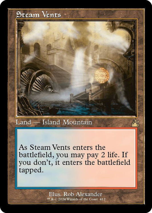 Steam Vents (Retro Frame) [Ravnica Remastered] 412