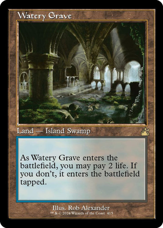Watery Grave (Retro Frame) [Ravnica Remastered] 415