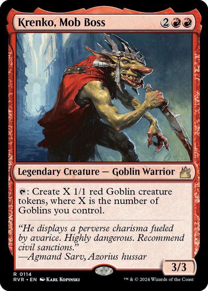 Krenko, Mob Boss [Ravnica Remastered] 114