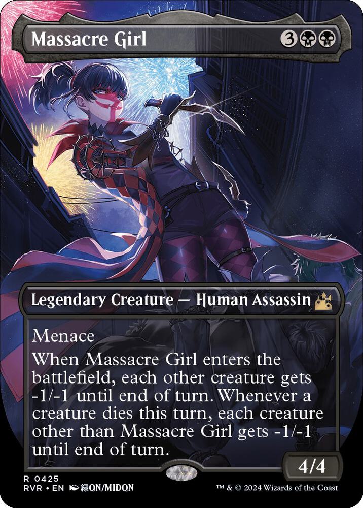 Massacre Girl (Anime Borderless) [Ravnica Remastered] 425