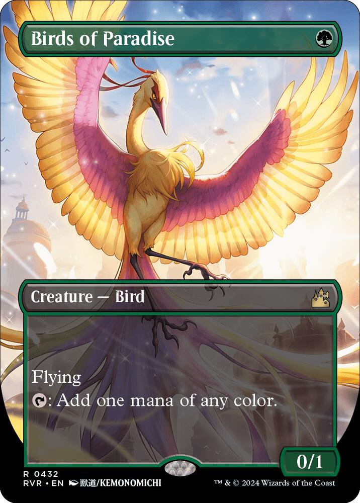 Birds of Paradise (Anime Borderless) [Ravnica Remastered] 432