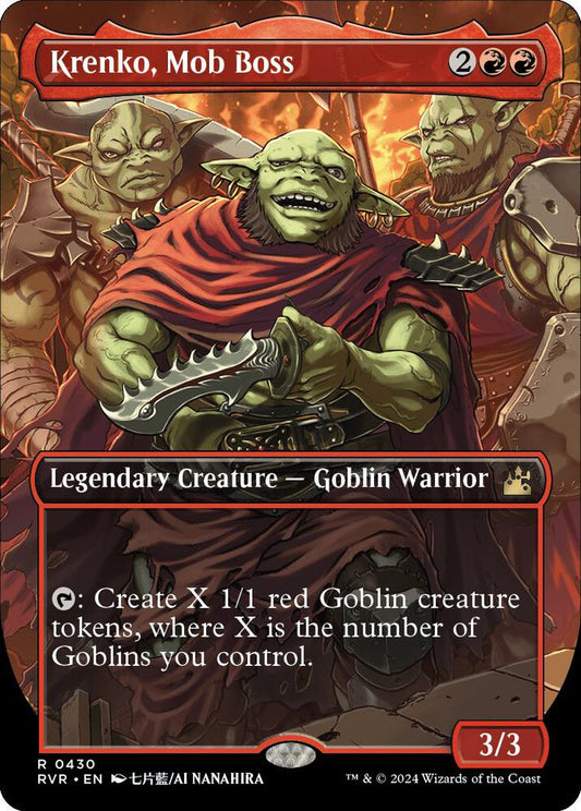 Krenko, Mob Boss (Anime Borderless) [Ravnica Remastered] 430