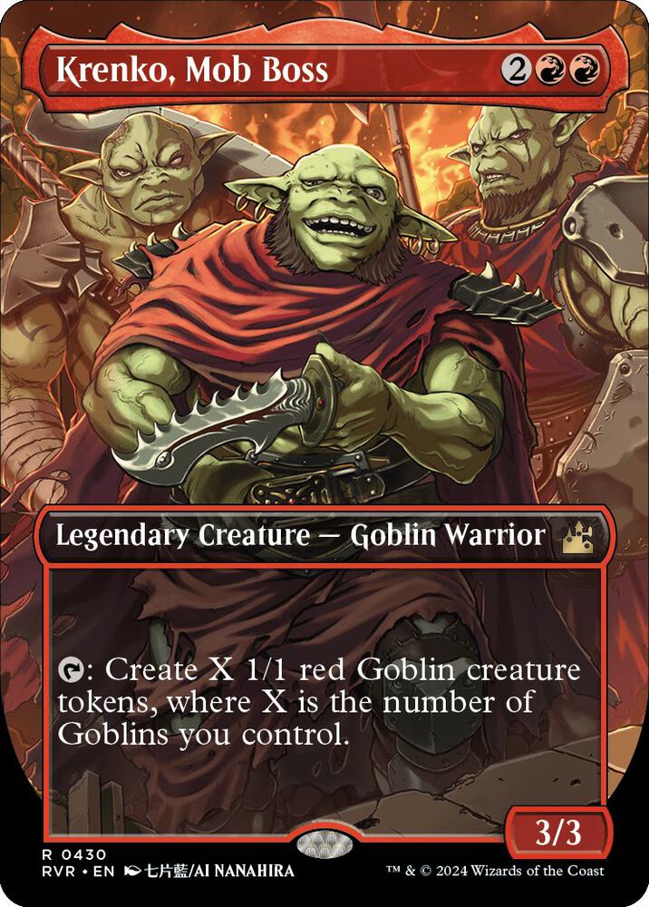 Krenko, Mob Boss (Anime Borderless) [Ravnica Remastered] 430