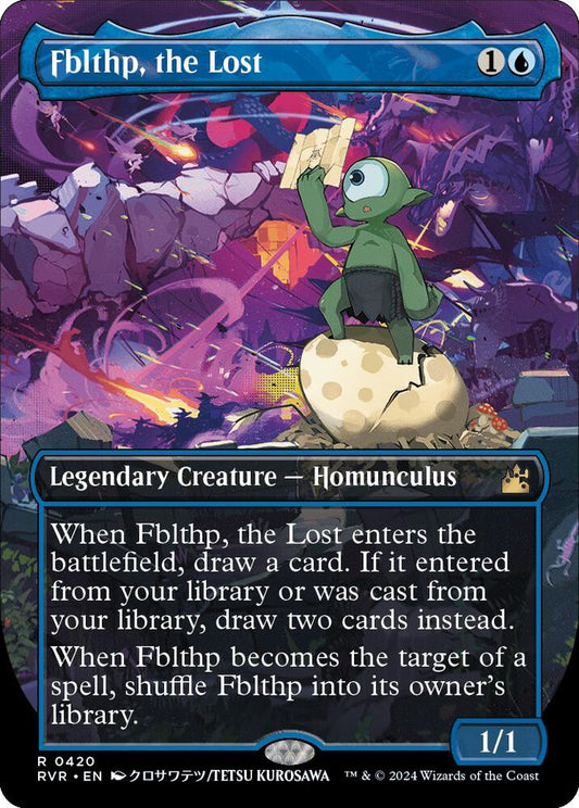 Fblthp, the Lost (Anime Borderless) [Ravnica Remastered] 420