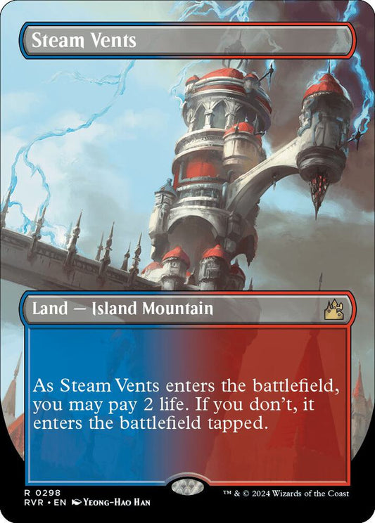 Steam Vents (Borderless) [Ravnica Remastered] 298
