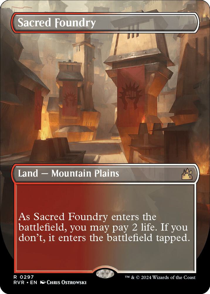 Sacred Foundry (Borderless) [Ravnica Remastered] 297