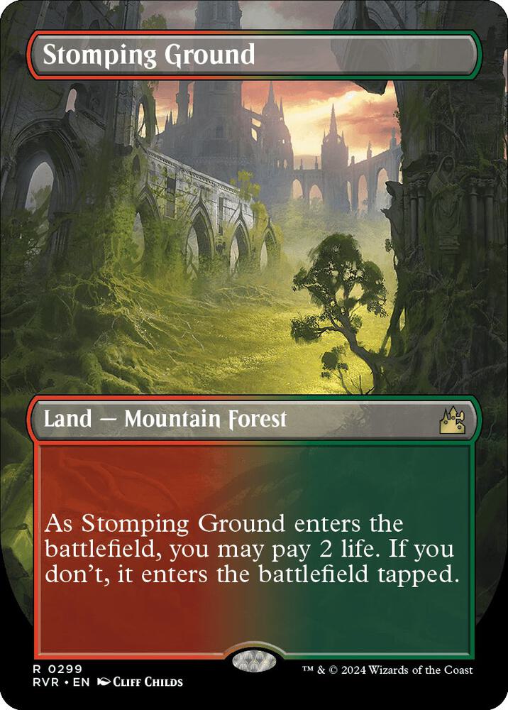 Stomping Ground (Borderless) [Ravnica Remastered] 299