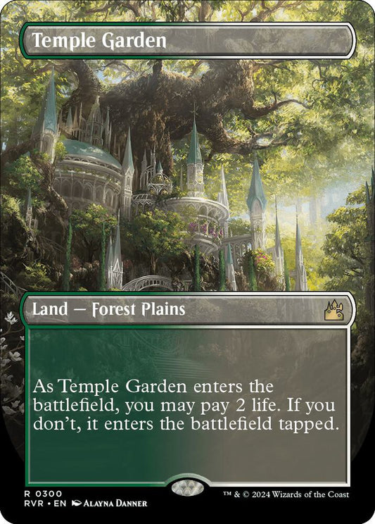 Temple Garden (Borderless) [Ravnica Remastered] 300