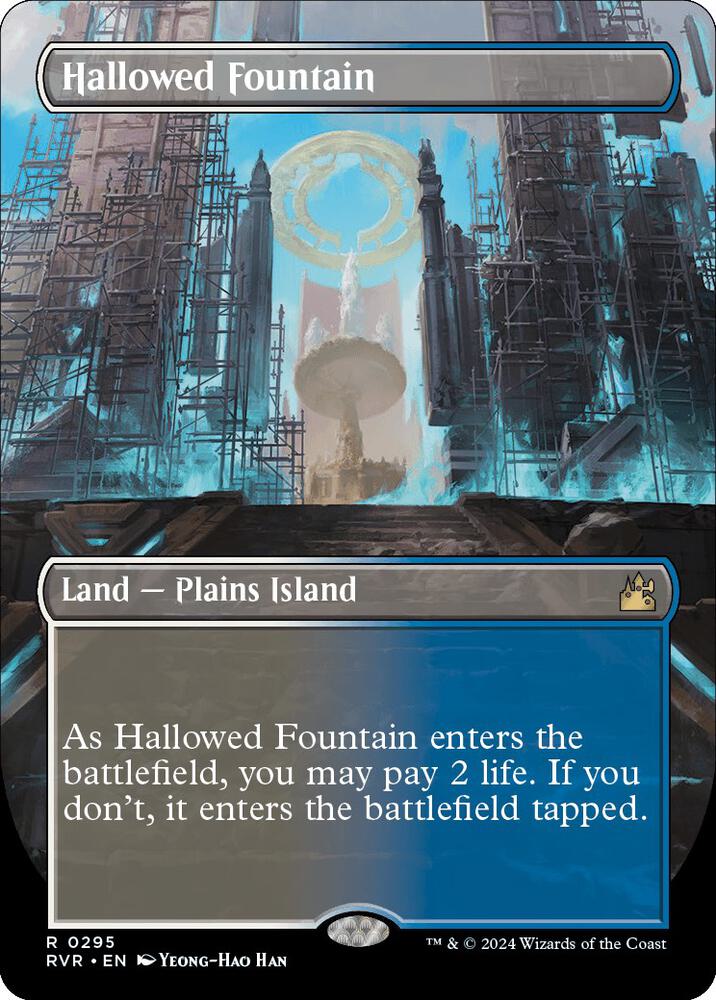 Hallowed Fountain (Borderless) [Ravnica Remastered] 295