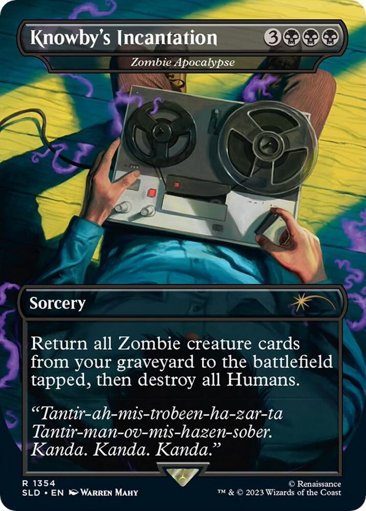 Knowby's Incantation - Zombie Apocalypse [Secret Lair Drop Series] 1354