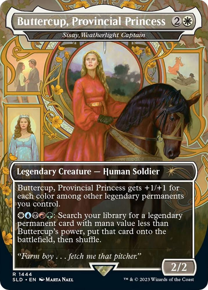 Buttercup, Provincial Princess - Sisay, Weatherlight Captain [Secret Lair Drop Series] 1444
