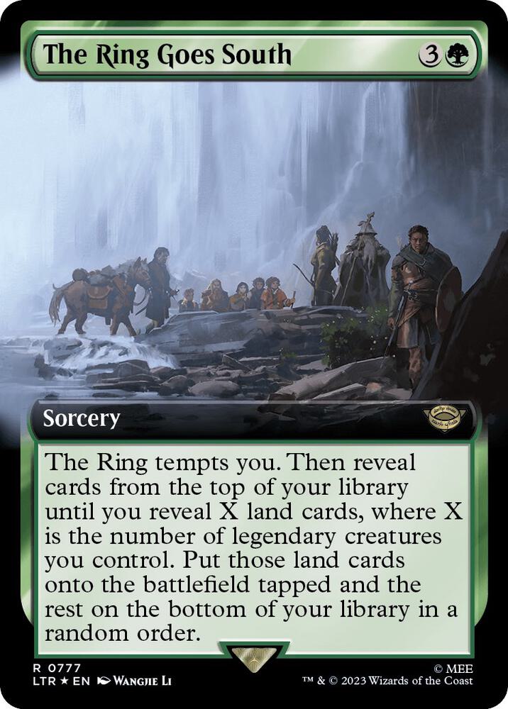 The Ring Goes South (Extended Art) (Surge Foil) [Universes Beyond: The Lord of the Rings: Tales of Middle-earth] 777