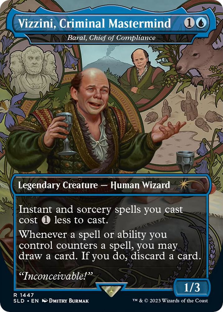 Vizzini, Criminal Mastermind - Baral, Chief of Compliance [Secret Lair Drop Series] 1447