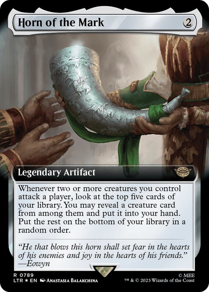 Horn of the Mark (Extended Art) (Surge Foil) [Universes Beyond: The Lord of the Rings: Tales of Middle-earth] 789