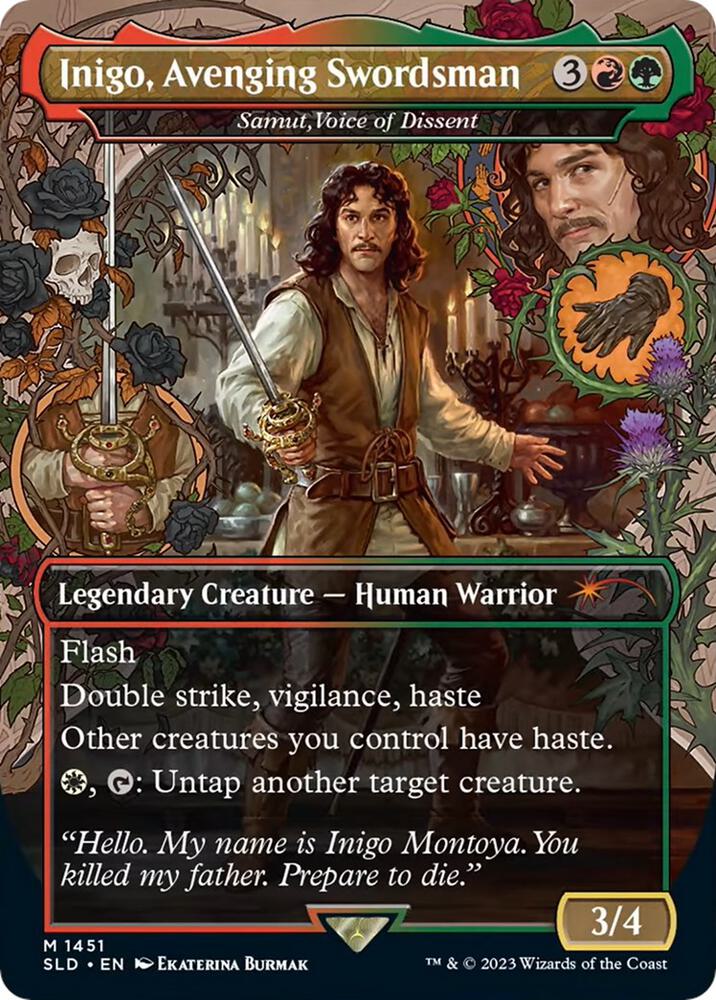 Inigo, Avenging Swordsman - Samut, Voice of Dissent [Secret Lair Drop Series] 1451
