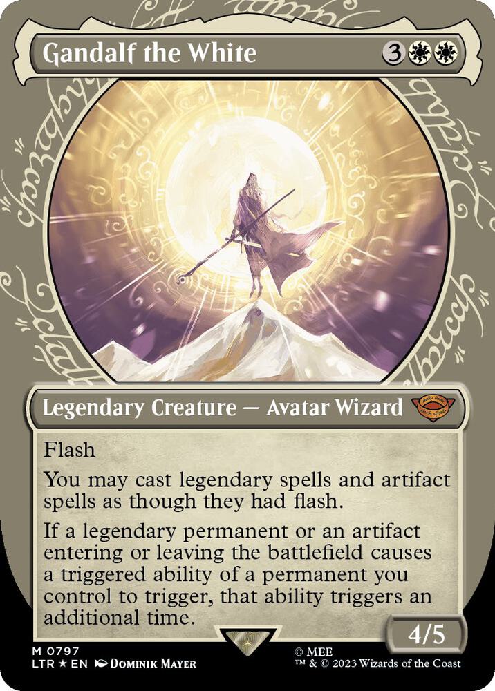Gandalf the White (Showcase) (Surge Foil) [Universes Beyond: The Lord of the Rings: Tales of Middle-earth] 797