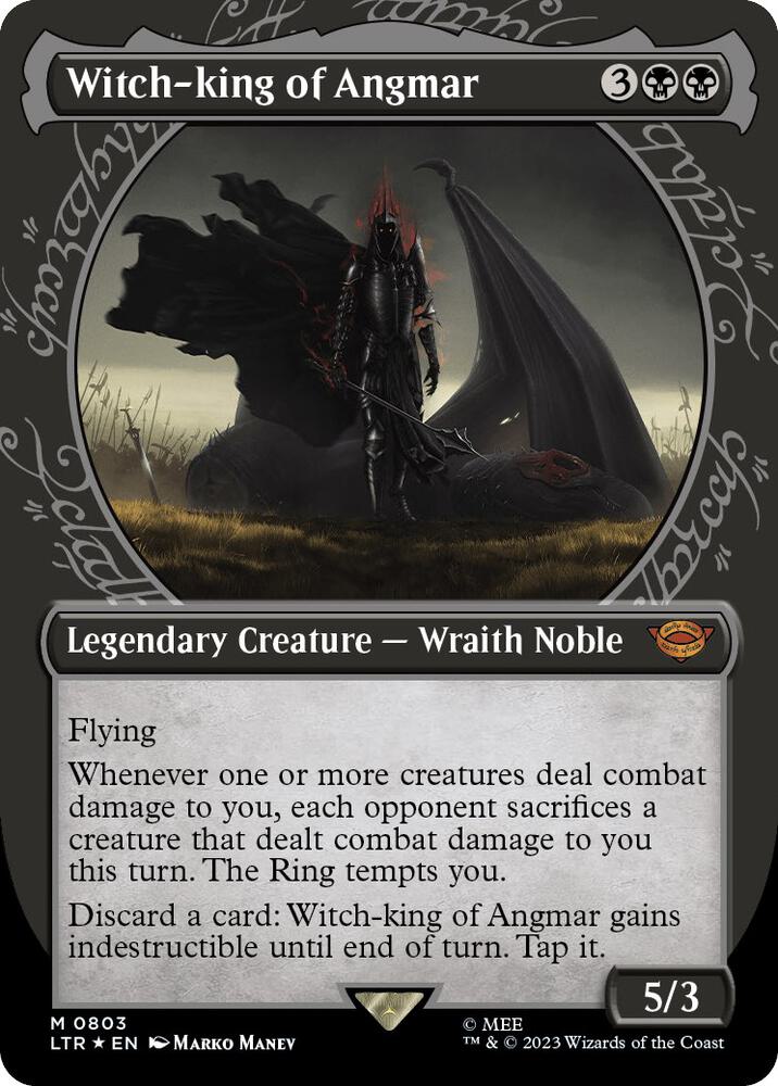 Witch-king of Angmar (Showcase) (Surge Foil) [Universes Beyond: The Lord of the Rings: Tales of Middle-earth] 803