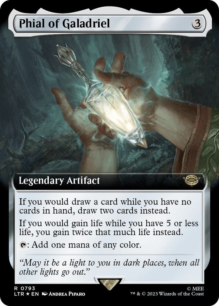 Phial of Galadriel (Extended Art) (Surge Foil) [Universes Beyond: The Lord of the Rings: Tales of Middle-earth] 793