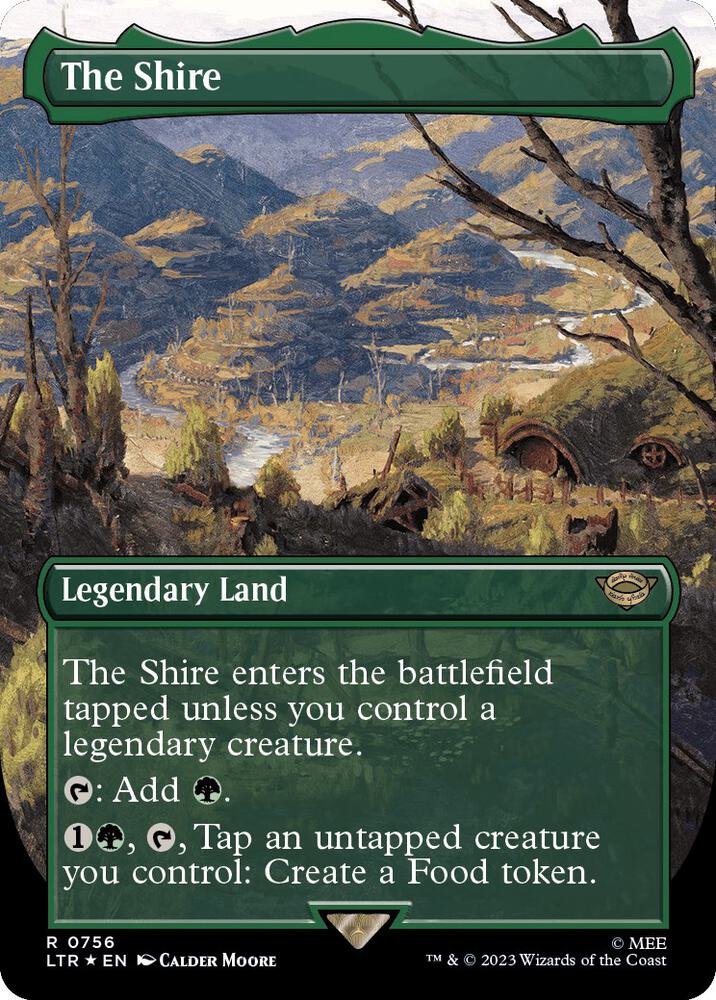 The Shire (Borderless) (Surge Foil) [Universes Beyond: The Lord of the Rings: Tales of Middle-earth] 756
