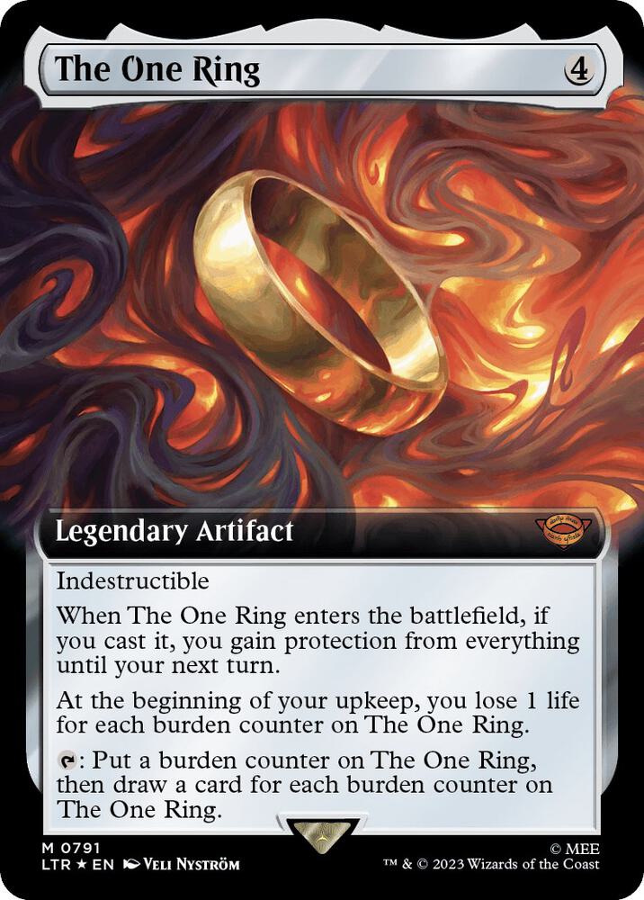 The One Ring (Extended Art) (Surge Foil) [Universes Beyond: The Lord of the Rings: Tales of Middle-earth] 791