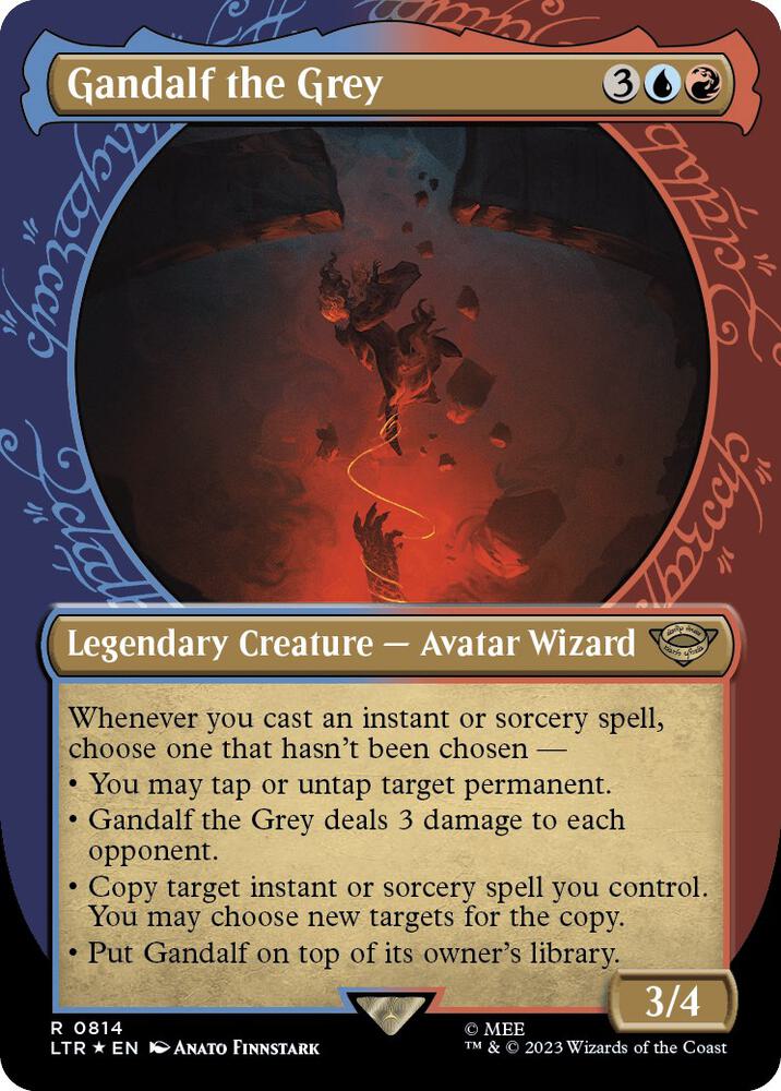 Gandalf the Grey (Showcase) (Surge Foil) [Universes Beyond: The Lord of the Rings: Tales of Middle-earth] 814