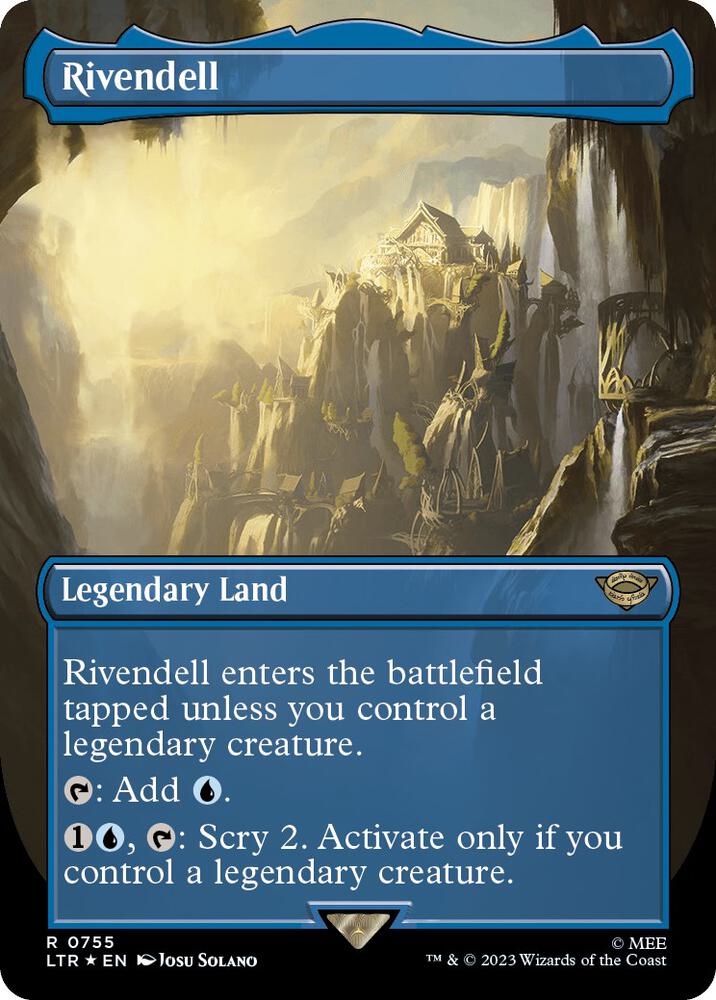 Rivendell (Borderless) (Surge Foil) [Universes Beyond: The Lord of the Rings: Tales of Middle-earth] 755