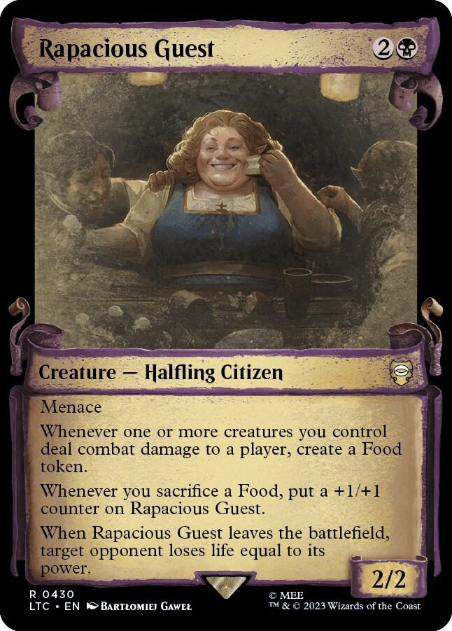 Rapacious Guest (Showcase Scrolls) [Commander: The Lord of the Rings: Tales of Middle-earth] 430