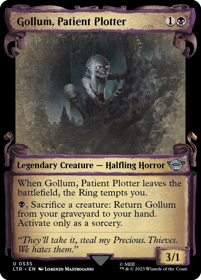Gollum, Patient Plotter (Showcase Scrolls) [Universes Beyond: The Lord of the Rings: Tales of Middle-earth] 535