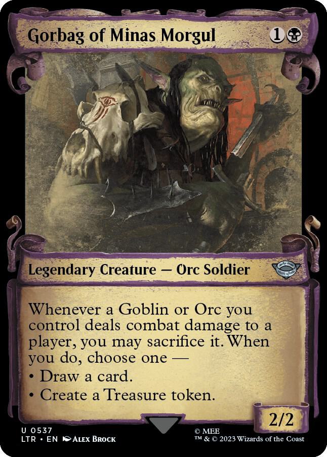 Gorbag of Minas Morgul (Showcase Scrolls) [Universes Beyond: The Lord of the Rings: Tales of Middle-earth] 537