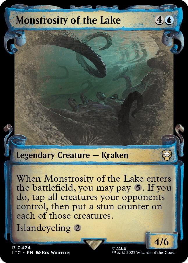 Monstrosity of the Lake (Showcase Scrolls) [Commander: The Lord of the Rings: Tales of Middle-earth] 424