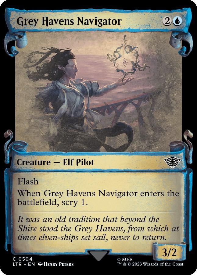 Grey Havens Navigator (Showcase Scrolls) [Universes Beyond: The Lord of the Rings: Tales of Middle-earth] 504