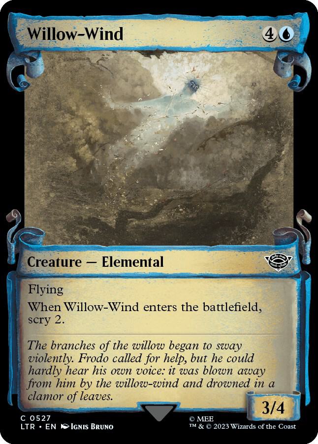 Willow-Wind (Showcase Scrolls) [Universes Beyond: The Lord of the Rings: Tales of Middle-earth] 527