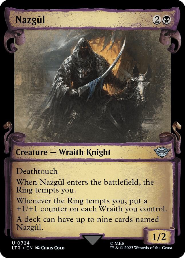 Nazgul (0724) (Showcase Scrolls) [Universes Beyond: The Lord of the Rings: Tales of Middle-earth] 724