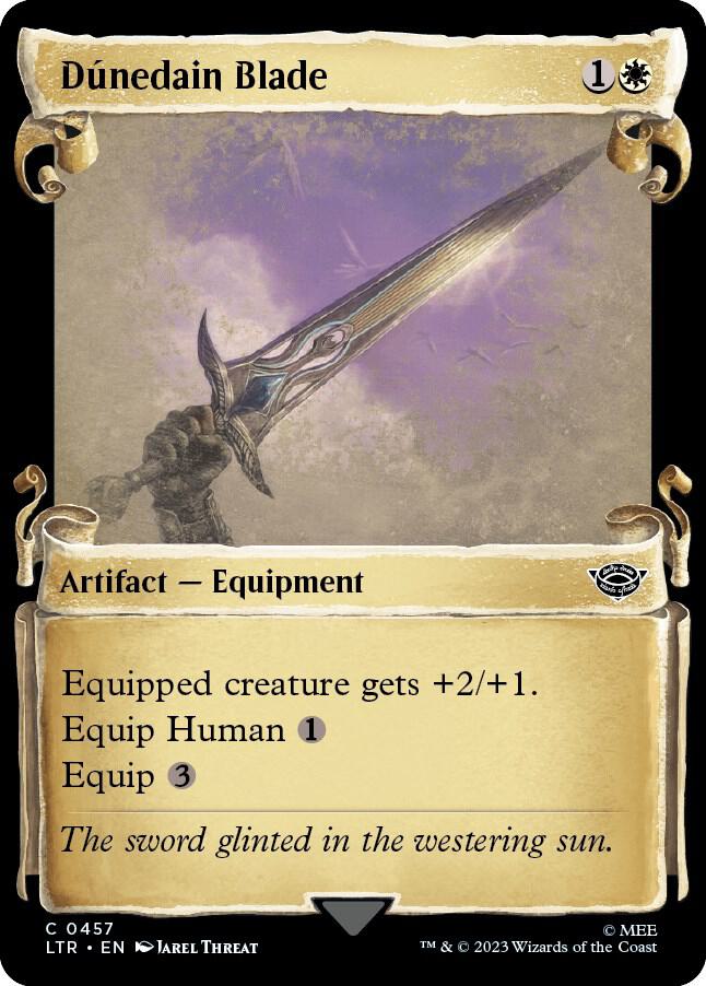 Dunedain Blade (Showcase Scrolls) [Universes Beyond: The Lord of the Rings: Tales of Middle-earth] 457