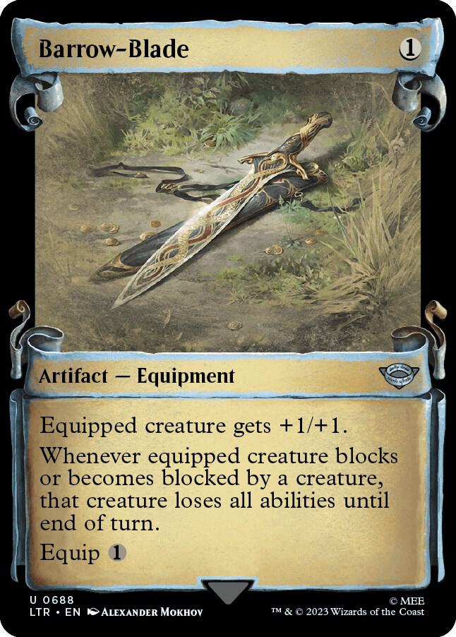 Barrow-Blade (Showcase Scrolls) [Universes Beyond: The Lord of the Rings: Tales of Middle-earth] 688