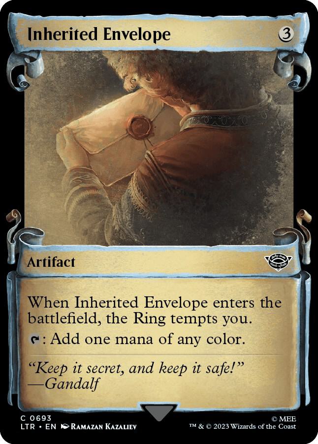 Inherited Envelope (Showcase Scrolls) [Universes Beyond: The Lord of the Rings: Tales of Middle-earth] 693