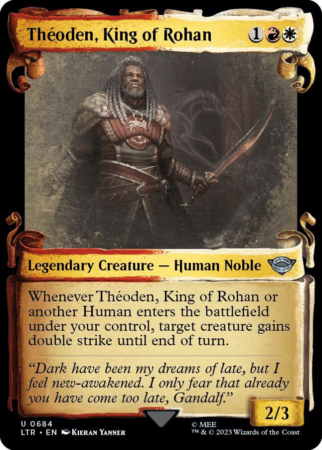 Theoden, King of Rohan (Showcase Scrolls) [Universes Beyond: The Lord of the Rings: Tales of Middle-earth] 684