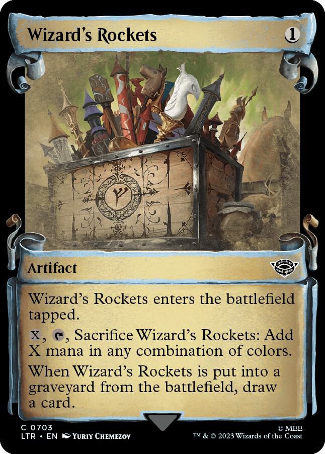 Wizard's Rockets (Showcase Scrolls) [Universes Beyond: The Lord of the Rings: Tales of Middle-earth] 703