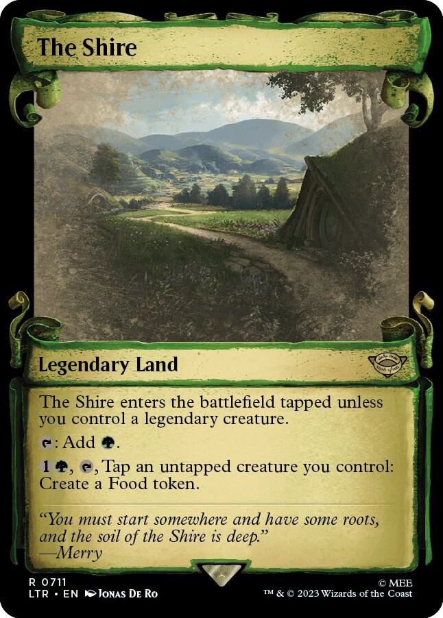 The Shire (Showcase Scrolls) [Universes Beyond: The Lord of the Rings: Tales of Middle-earth] 711