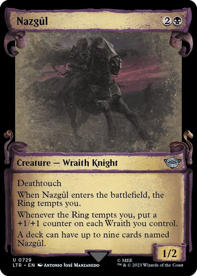 Nazgul (0729) (Showcase Scrolls) [Universes Beyond: The Lord of the Rings: Tales of Middle-earth] 729