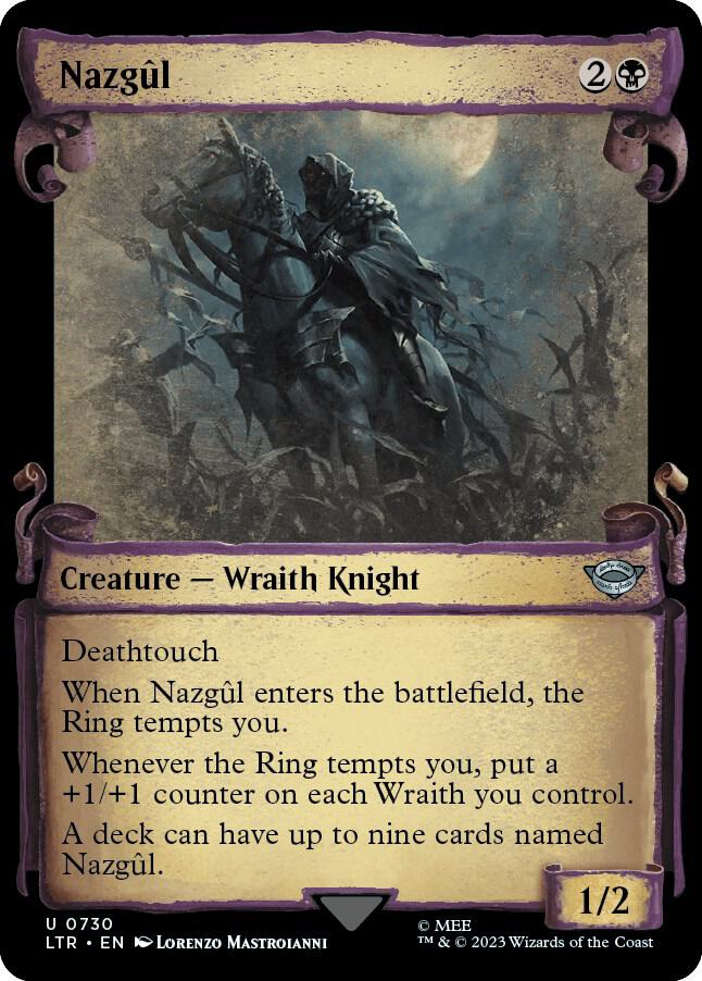 Nazgul (0730) (Showcase Scrolls) [Universes Beyond: The Lord of the Rings: Tales of Middle-earth] 730