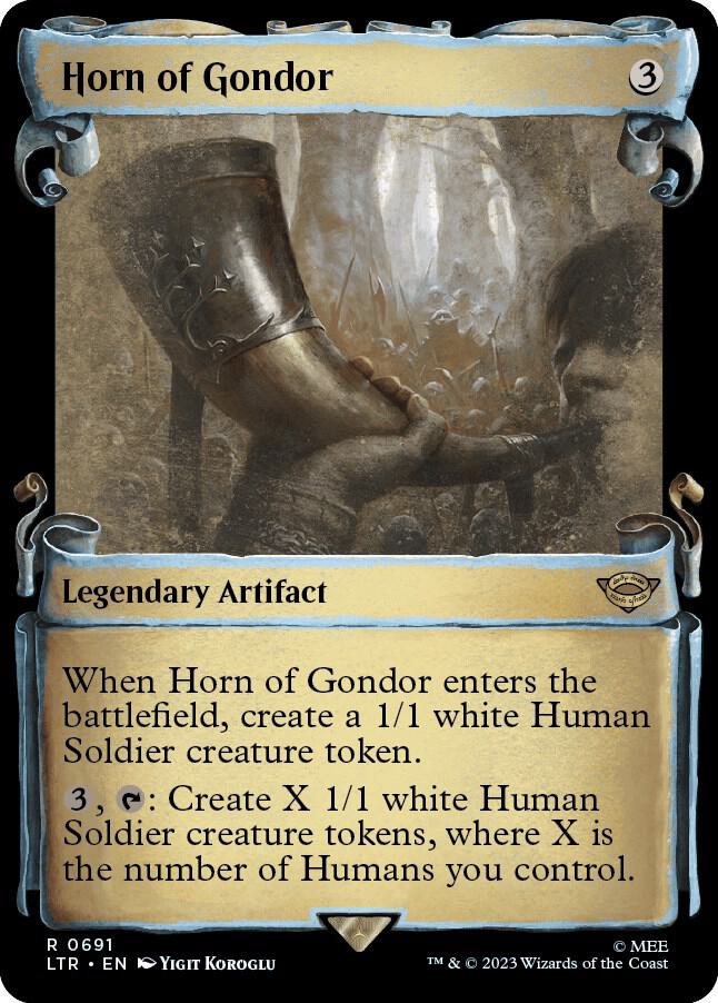 Horn of Gondor (Showcase Scrolls) [Universes Beyond: The Lord of the Rings: Tales of Middle-earth] 691